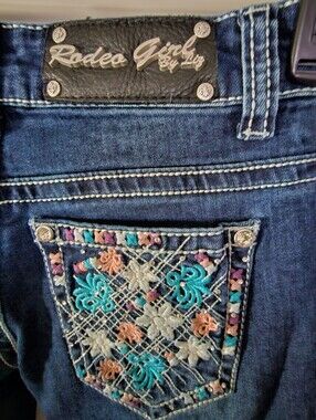 Rodeo Girl by Liz Embroidered Bootcut Jeans